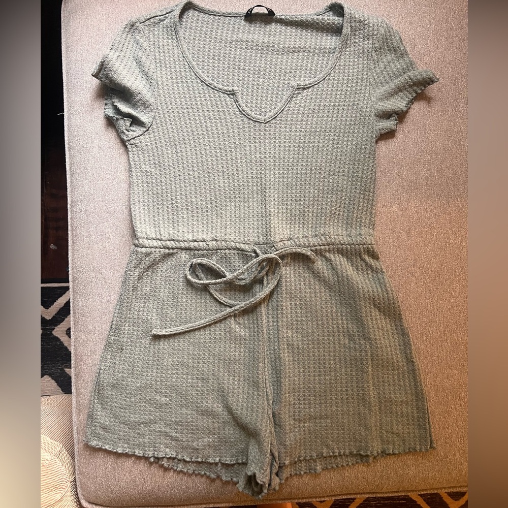 SHEIN Green Knit Jumpsuit